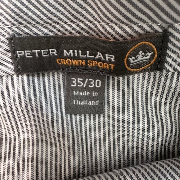 Peter Millar 35x30 Crown Sport Charlotte Performance Trousers Mens Green Pants - Picture 6 of 14